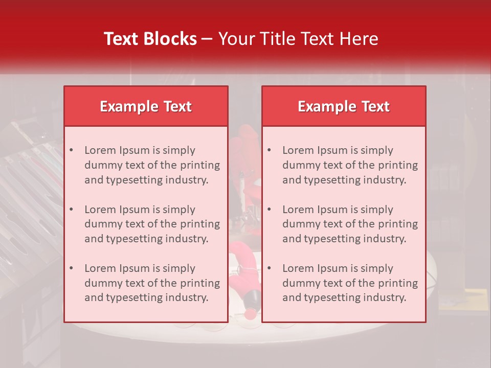 A Display Case Filled With Lots Of Different Colored Items PowerPoint Template