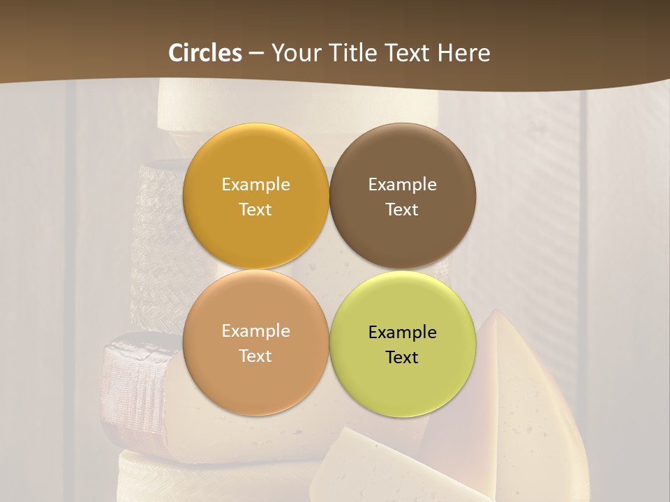 A Pile Of Cheese Powerpoint Presentation Template PowerPoint Template