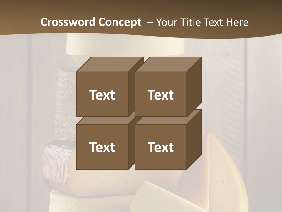 A Pile Of Cheese Powerpoint Presentation Template PowerPoint Template