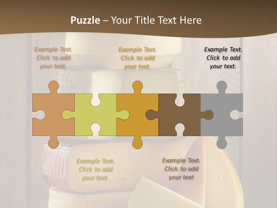 A Pile Of Cheese Powerpoint Presentation Template PowerPoint Template