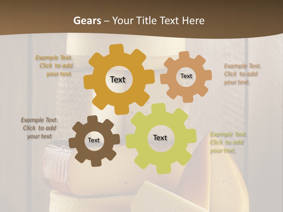 A Pile Of Cheese Powerpoint Presentation Template PowerPoint Template