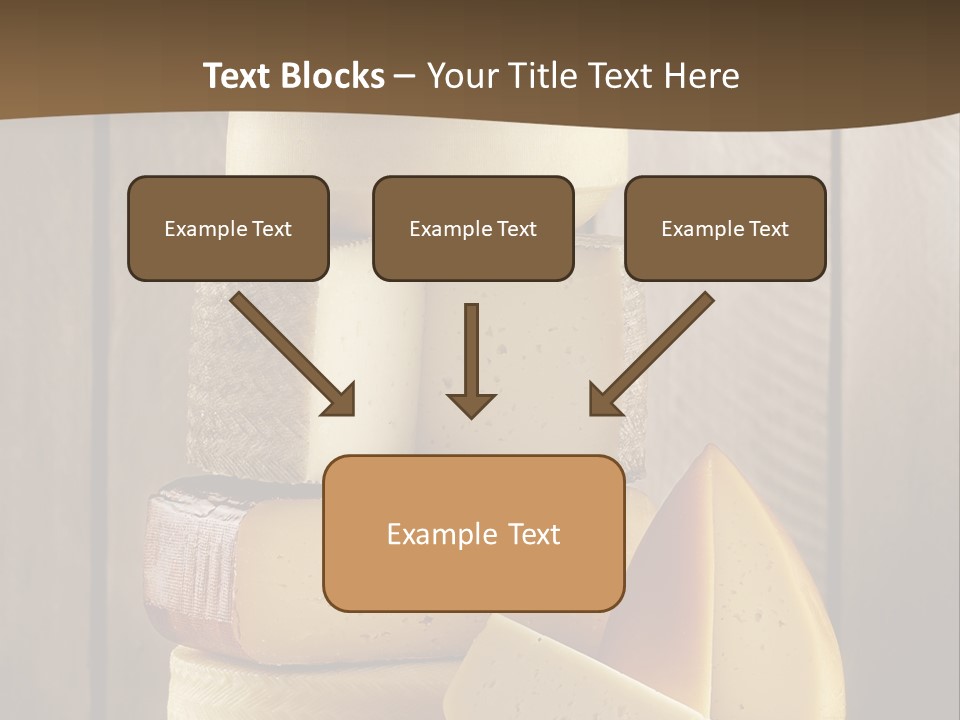 A Pile Of Cheese Powerpoint Presentation Template PowerPoint Template