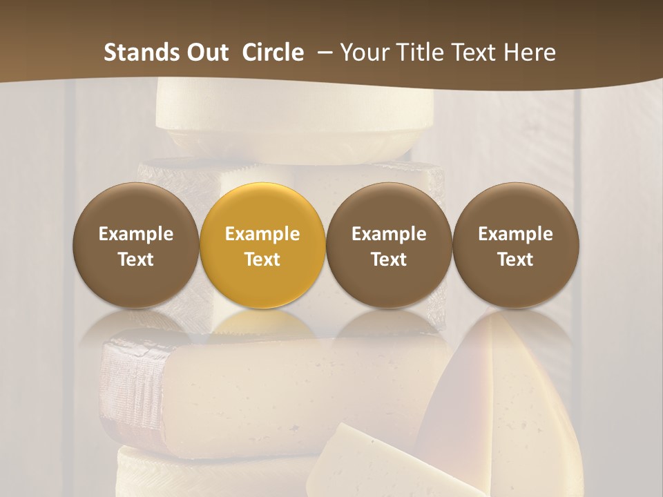 A Pile Of Cheese Powerpoint Presentation Template PowerPoint Template