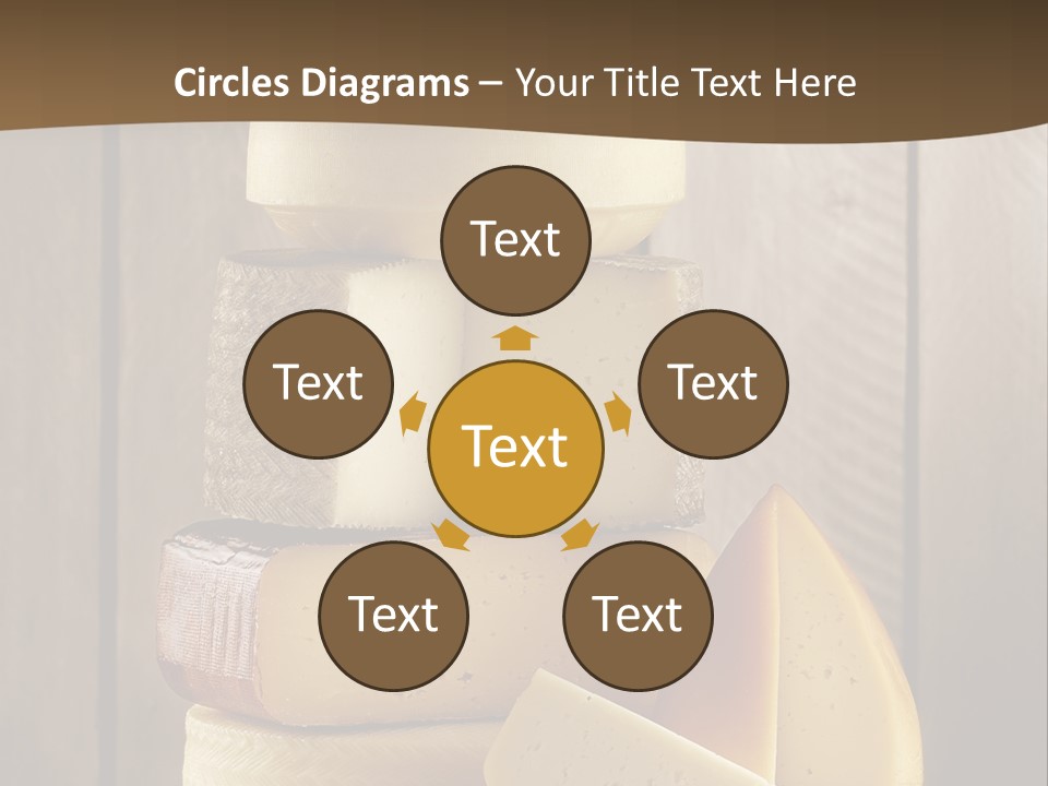 A Pile Of Cheese Powerpoint Presentation Template PowerPoint Template