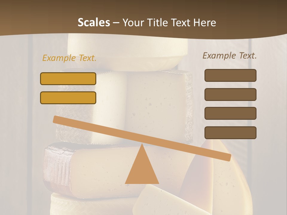 A Pile Of Cheese Powerpoint Presentation Template PowerPoint Template