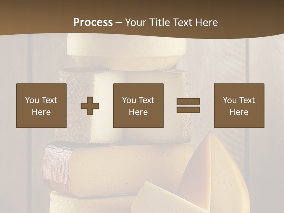 A Pile Of Cheese Powerpoint Presentation Template PowerPoint Template