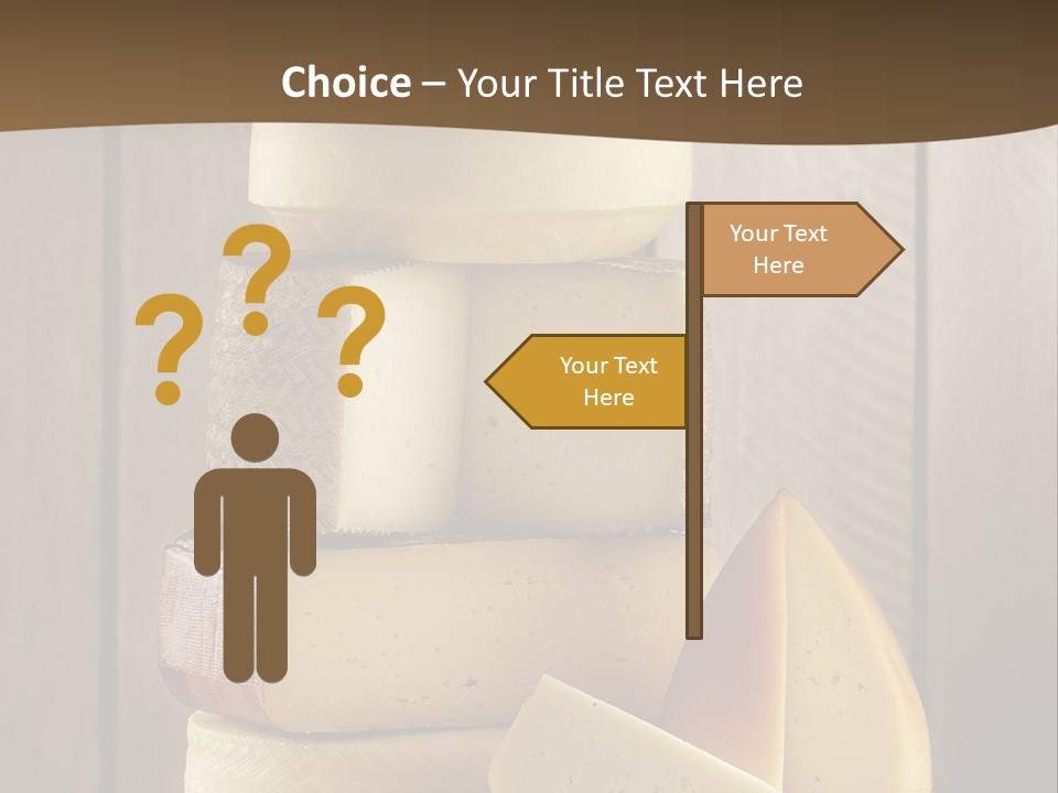 A Pile Of Cheese Powerpoint Presentation Template PowerPoint Template