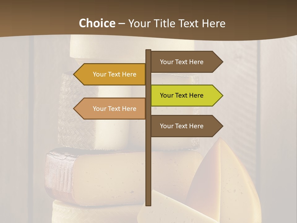 A Pile Of Cheese Powerpoint Presentation Template PowerPoint Template