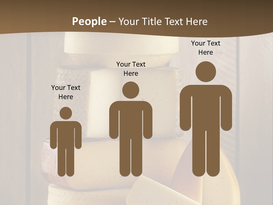 A Pile Of Cheese Powerpoint Presentation Template PowerPoint Template