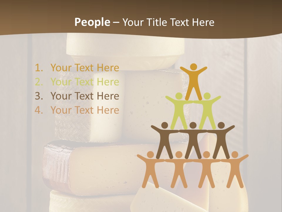 A Pile Of Cheese Powerpoint Presentation Template PowerPoint Template