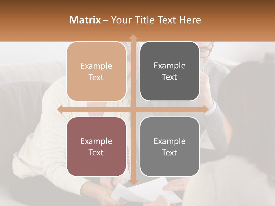 A Man And Woman Sitting On A Couch Talking To Each Other PowerPoint Template