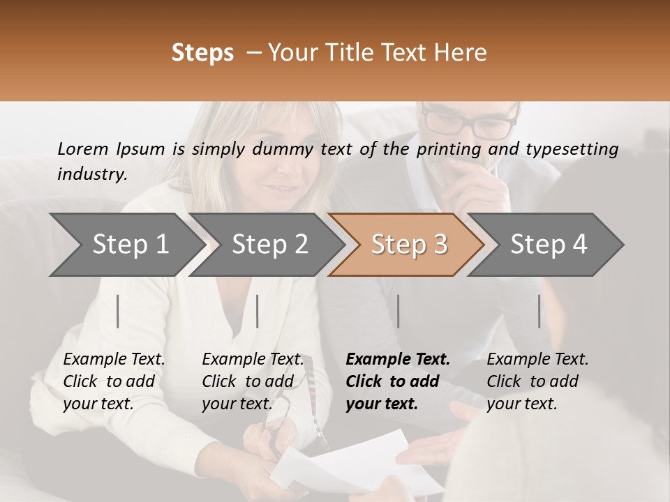 A Man And Woman Sitting On A Couch Talking To Each Other PowerPoint Template