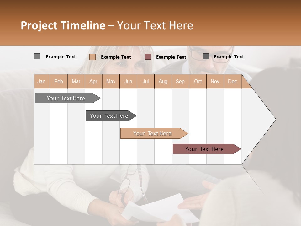 A Man And Woman Sitting On A Couch Talking To Each Other PowerPoint Template