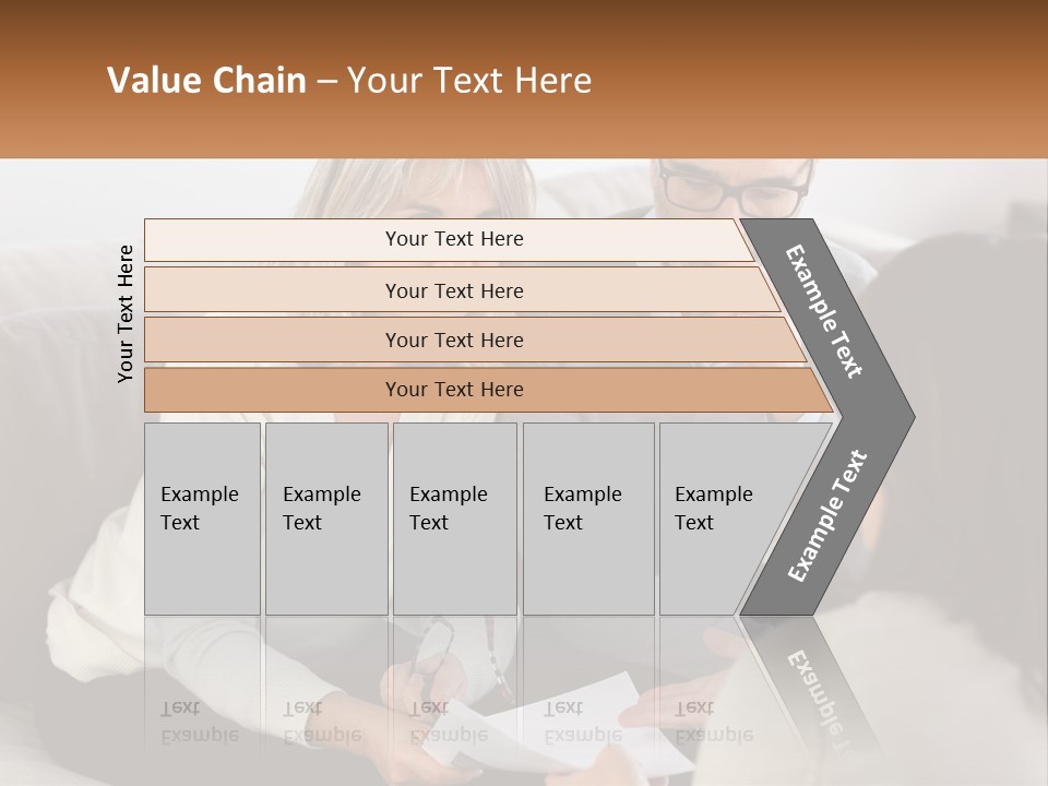 A Man And Woman Sitting On A Couch Talking To Each Other PowerPoint Template