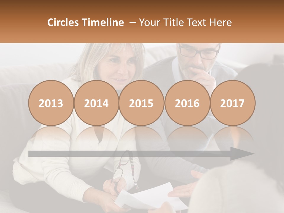 A Man And Woman Sitting On A Couch Talking To Each Other PowerPoint Template