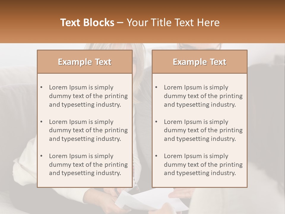 A Man And Woman Sitting On A Couch Talking To Each Other PowerPoint Template