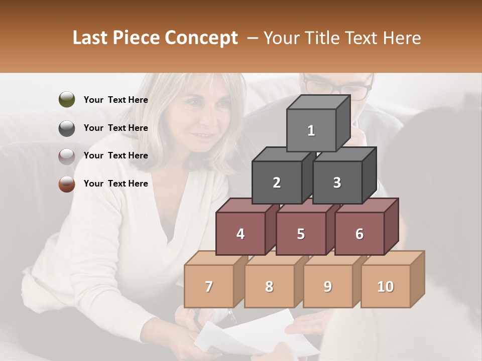 A Man And Woman Sitting On A Couch Talking To Each Other PowerPoint Template