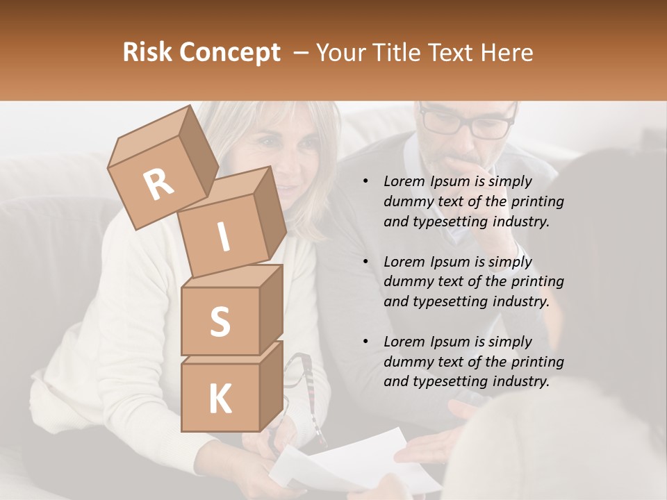 A Man And Woman Sitting On A Couch Talking To Each Other PowerPoint Template