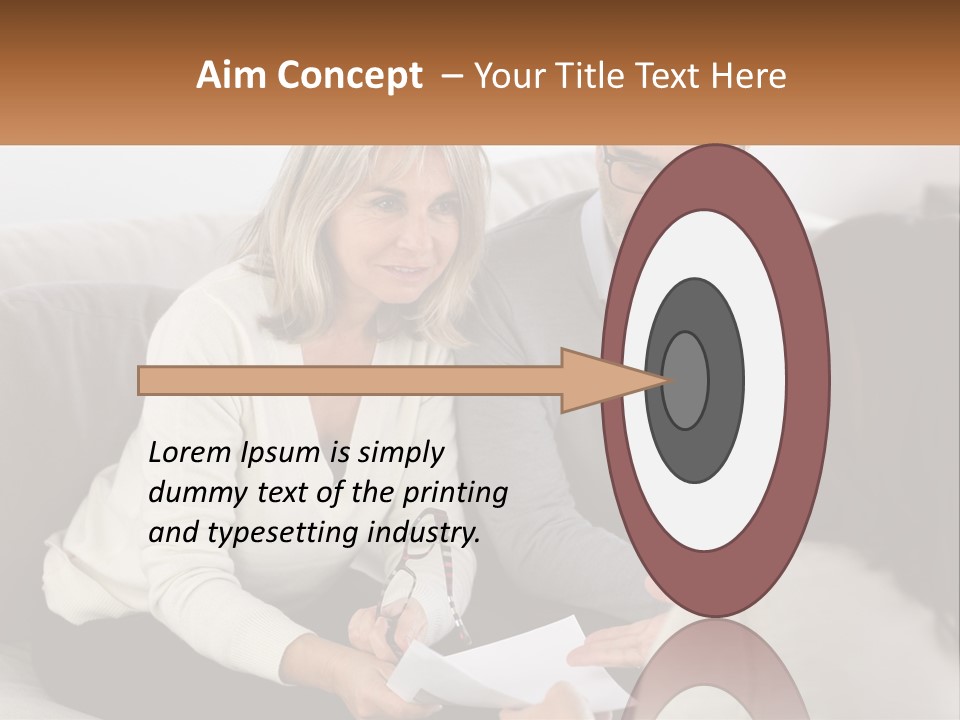 A Man And Woman Sitting On A Couch Talking To Each Other PowerPoint Template