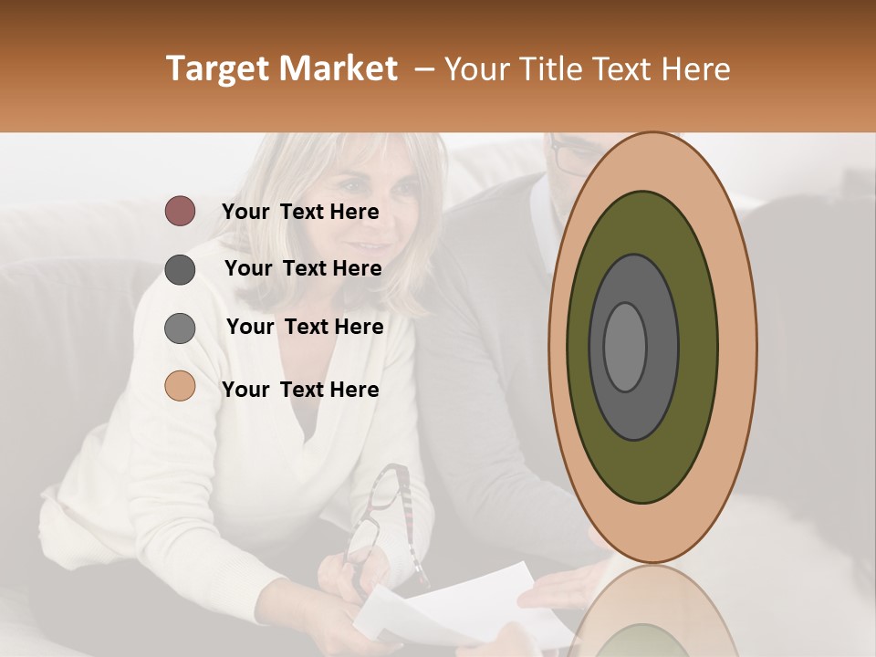 A Man And Woman Sitting On A Couch Talking To Each Other PowerPoint Template