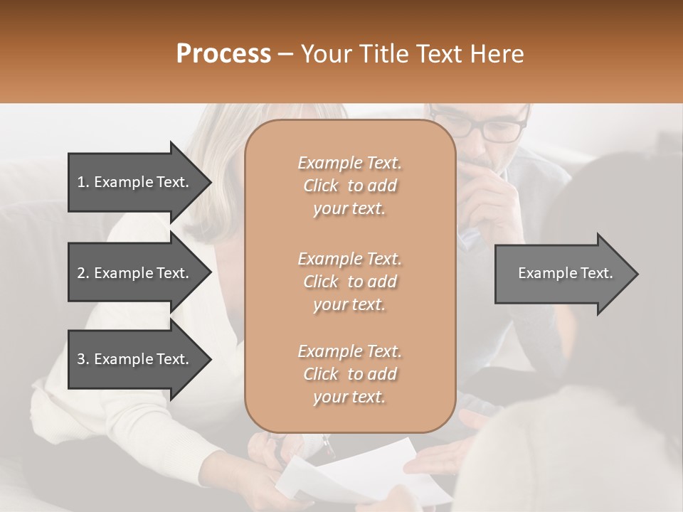 A Man And Woman Sitting On A Couch Talking To Each Other PowerPoint Template