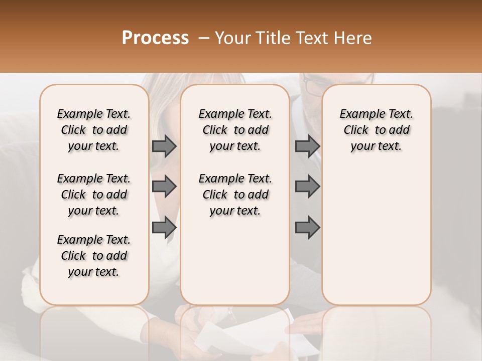 A Man And Woman Sitting On A Couch Talking To Each Other PowerPoint Template