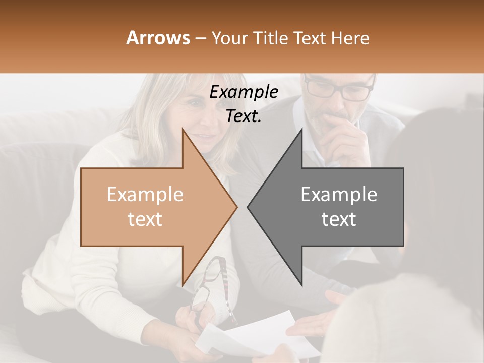 A Man And Woman Sitting On A Couch Talking To Each Other PowerPoint Template