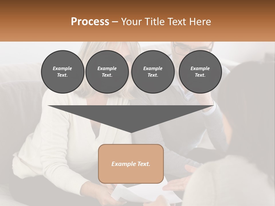 A Man And Woman Sitting On A Couch Talking To Each Other PowerPoint Template