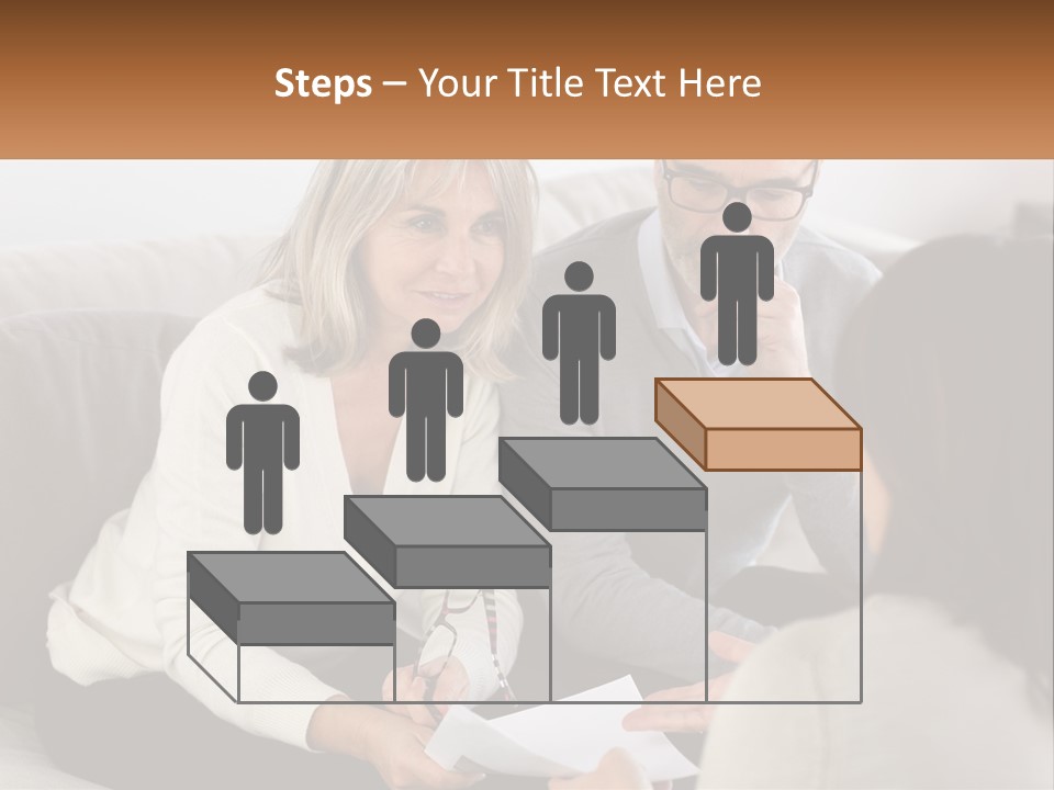 A Man And Woman Sitting On A Couch Talking To Each Other PowerPoint Template