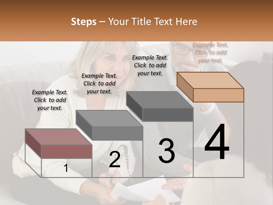 A Man And Woman Sitting On A Couch Talking To Each Other PowerPoint Template