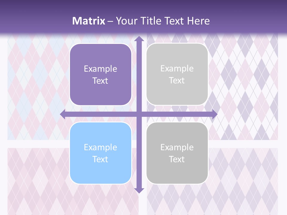 A Set Of Four Different Patterns For A Presentation PowerPoint Template