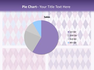 A Set Of Four Different Patterns For A Presentation PowerPoint Template