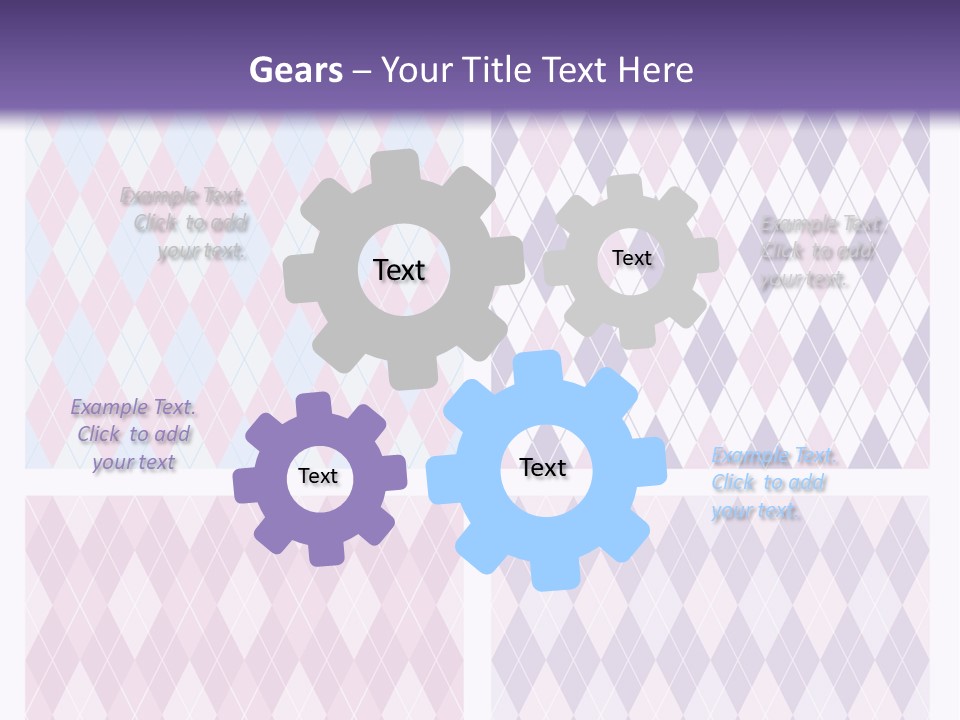 A Set Of Four Different Patterns For A Presentation PowerPoint Template