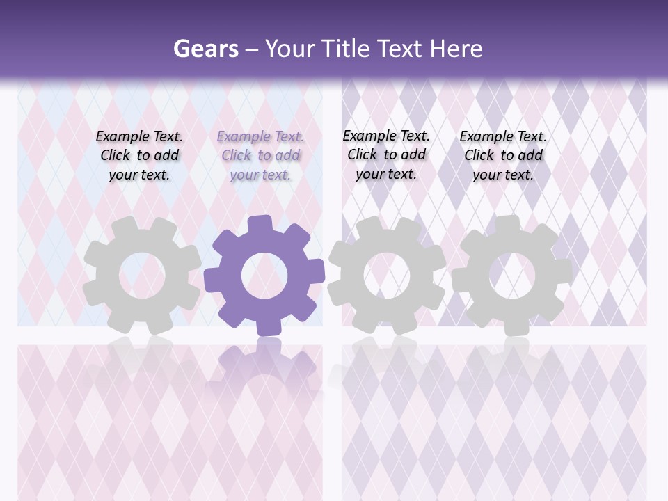 A Set Of Four Different Patterns For A Presentation PowerPoint Template