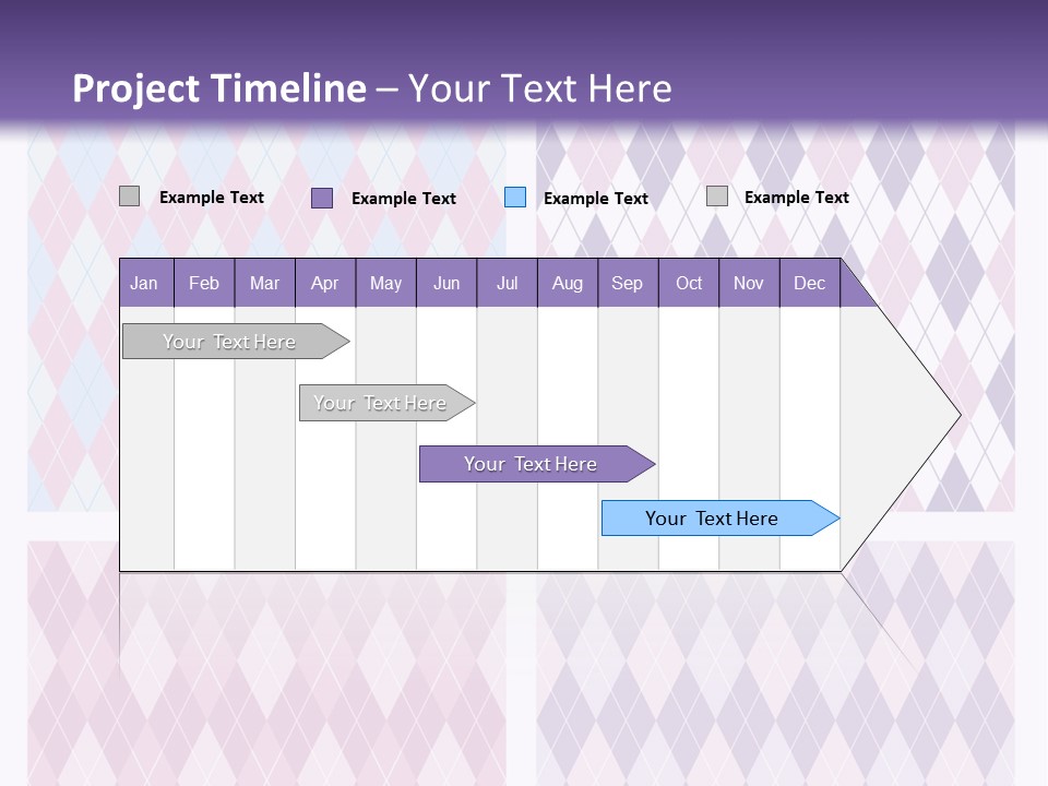 A Set Of Four Different Patterns For A Presentation PowerPoint Template