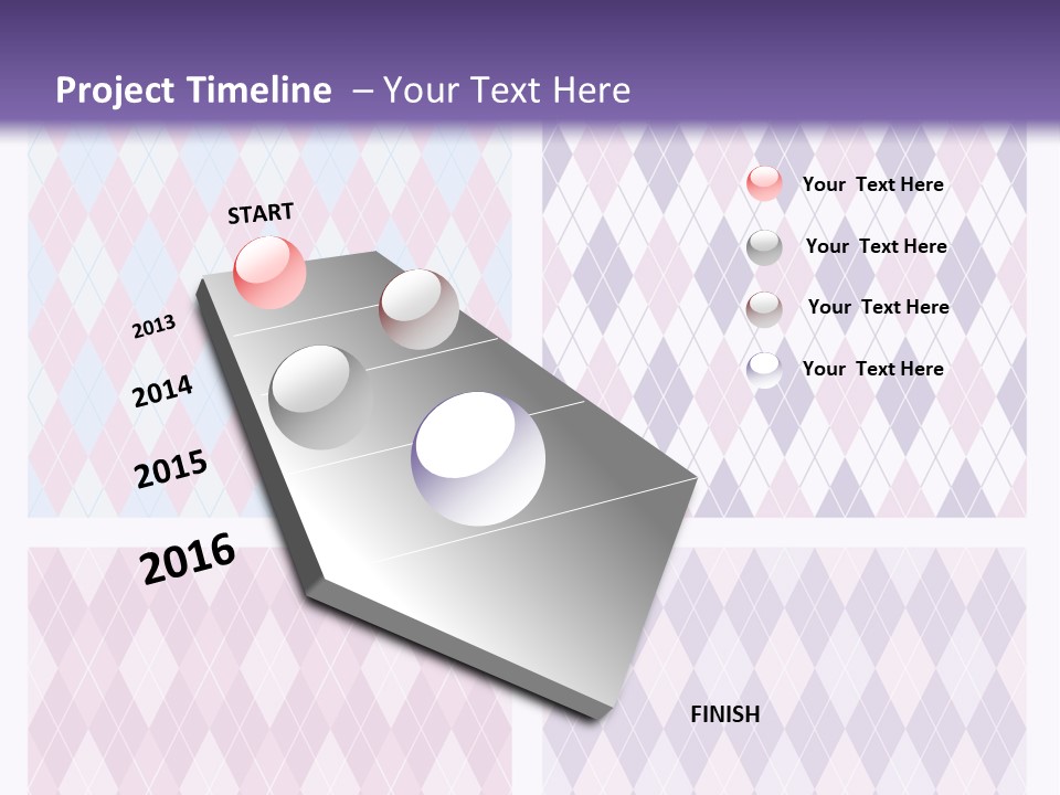 A Set Of Four Different Patterns For A Presentation PowerPoint Template
