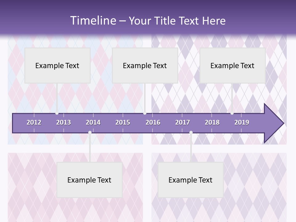 A Set Of Four Different Patterns For A Presentation PowerPoint Template
