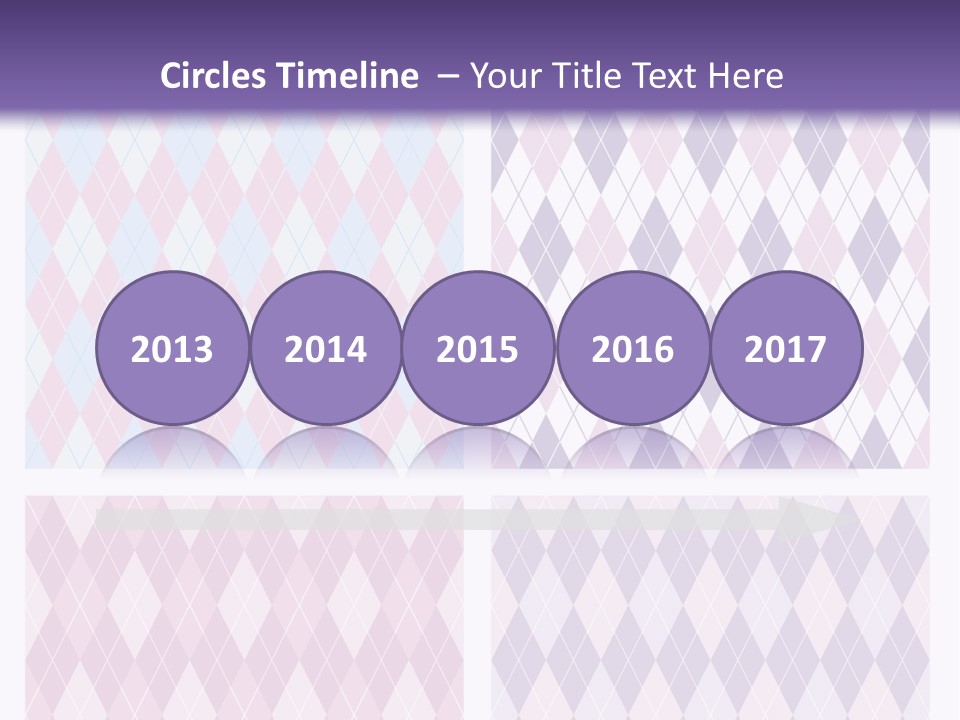 A Set Of Four Different Patterns For A Presentation PowerPoint Template