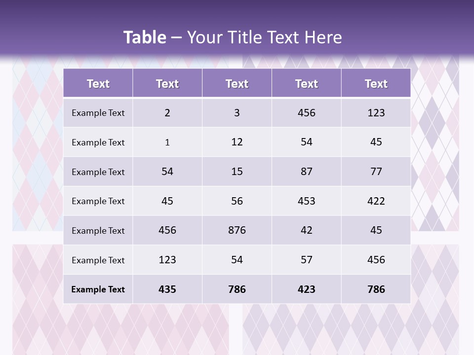 A Set Of Four Different Patterns For A Presentation PowerPoint Template