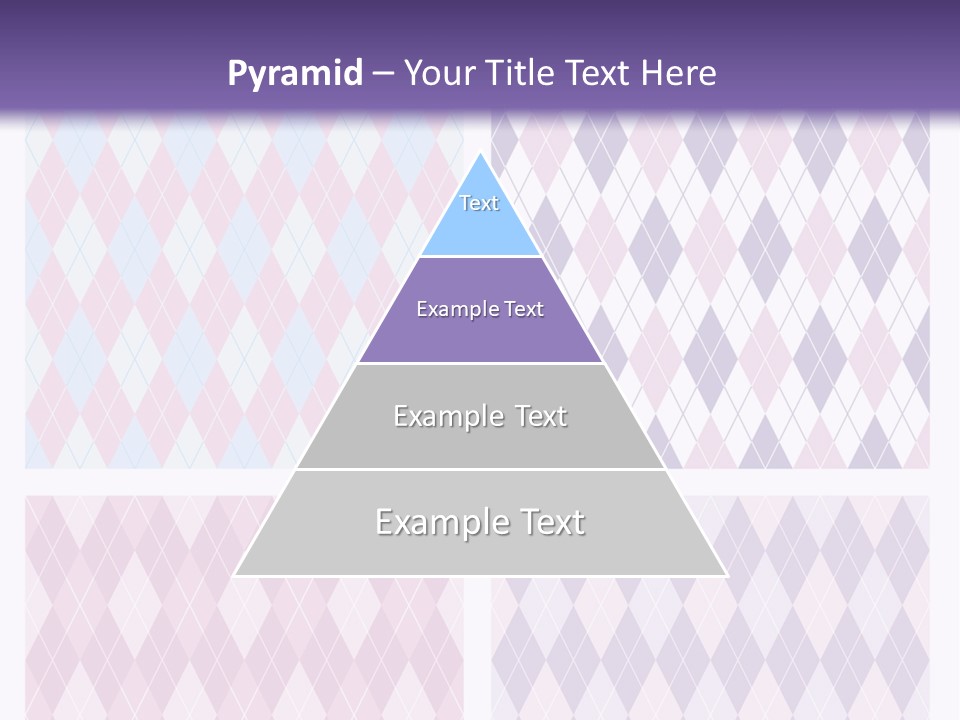 A Set Of Four Different Patterns For A Presentation PowerPoint Template