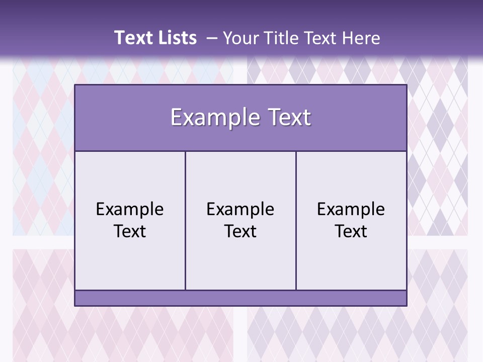 A Set Of Four Different Patterns For A Presentation PowerPoint Template