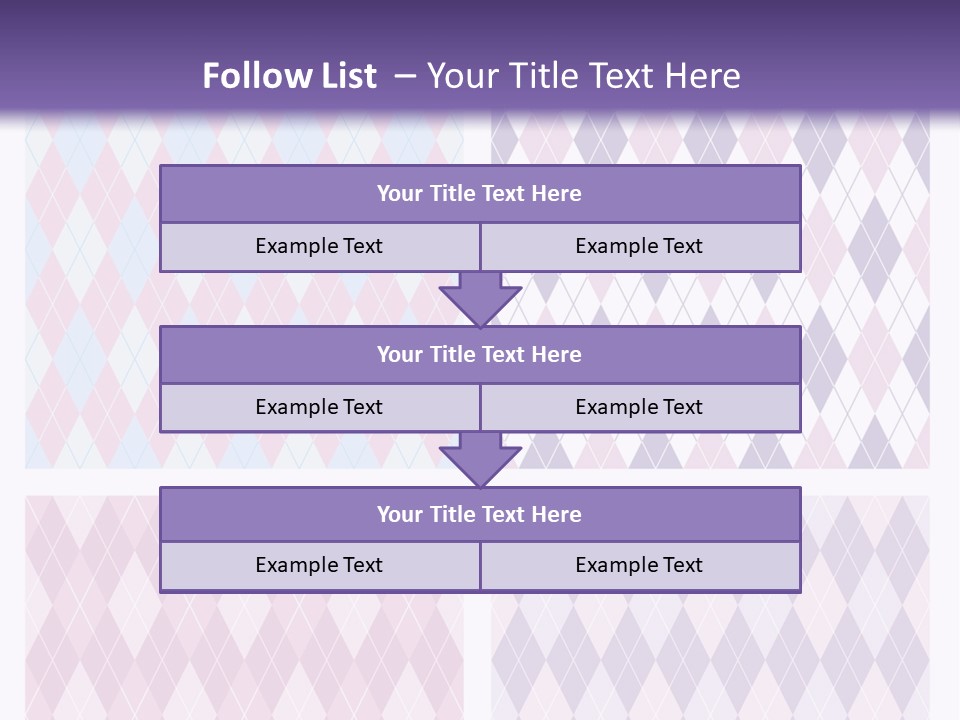 A Set Of Four Different Patterns For A Presentation PowerPoint Template