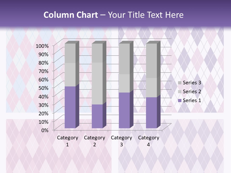 A Set Of Four Different Patterns For A Presentation PowerPoint Template
