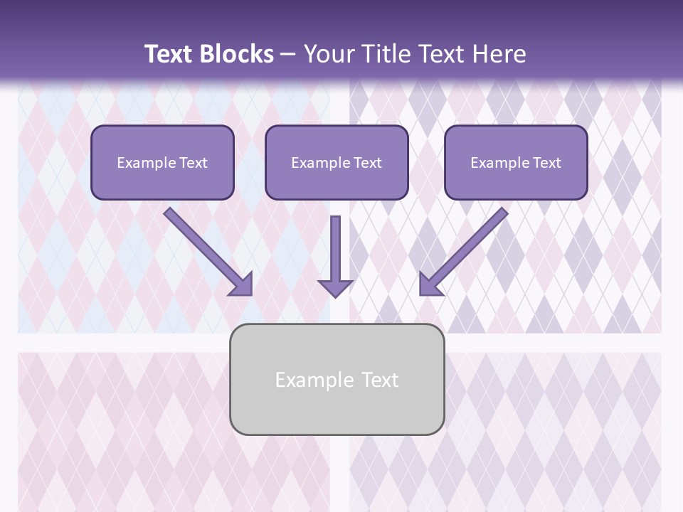 A Set Of Four Different Patterns For A Presentation PowerPoint Template