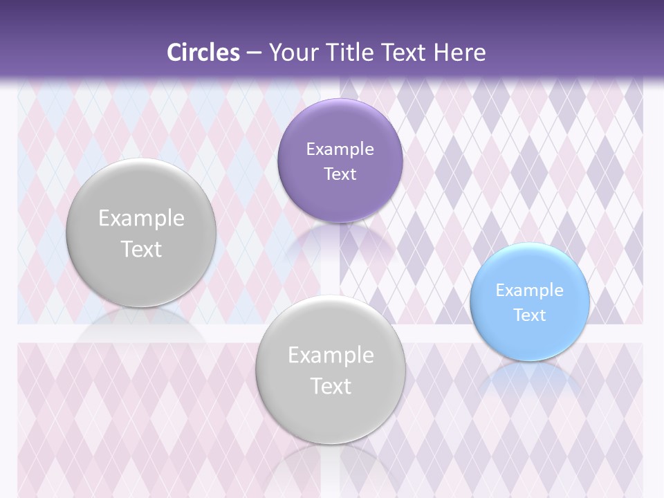 A Set Of Four Different Patterns For A Presentation PowerPoint Template