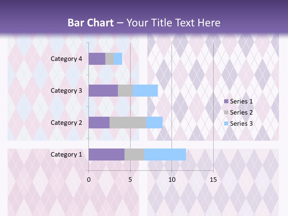 A Set Of Four Different Patterns For A Presentation PowerPoint Template