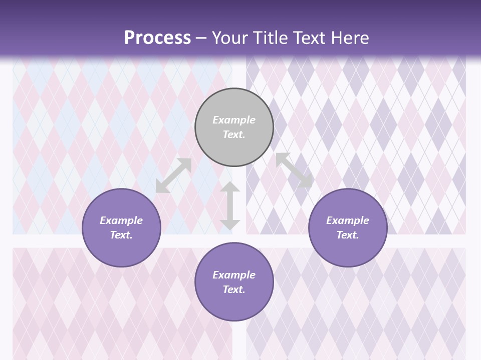 A Set Of Four Different Patterns For A Presentation PowerPoint Template