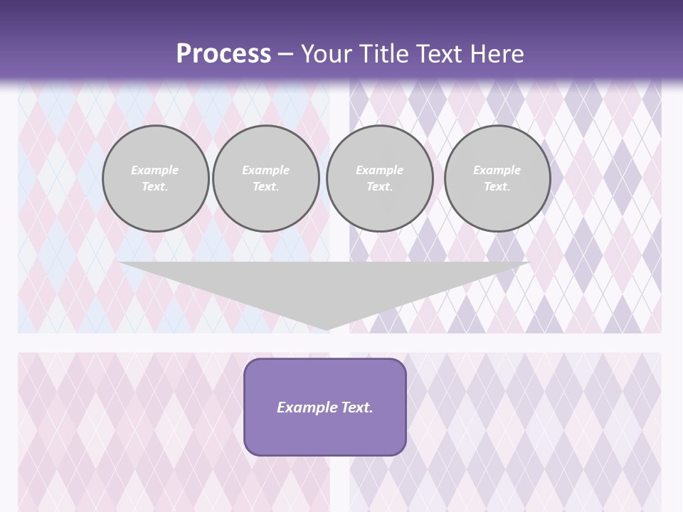 A Set Of Four Different Patterns For A Presentation PowerPoint Template