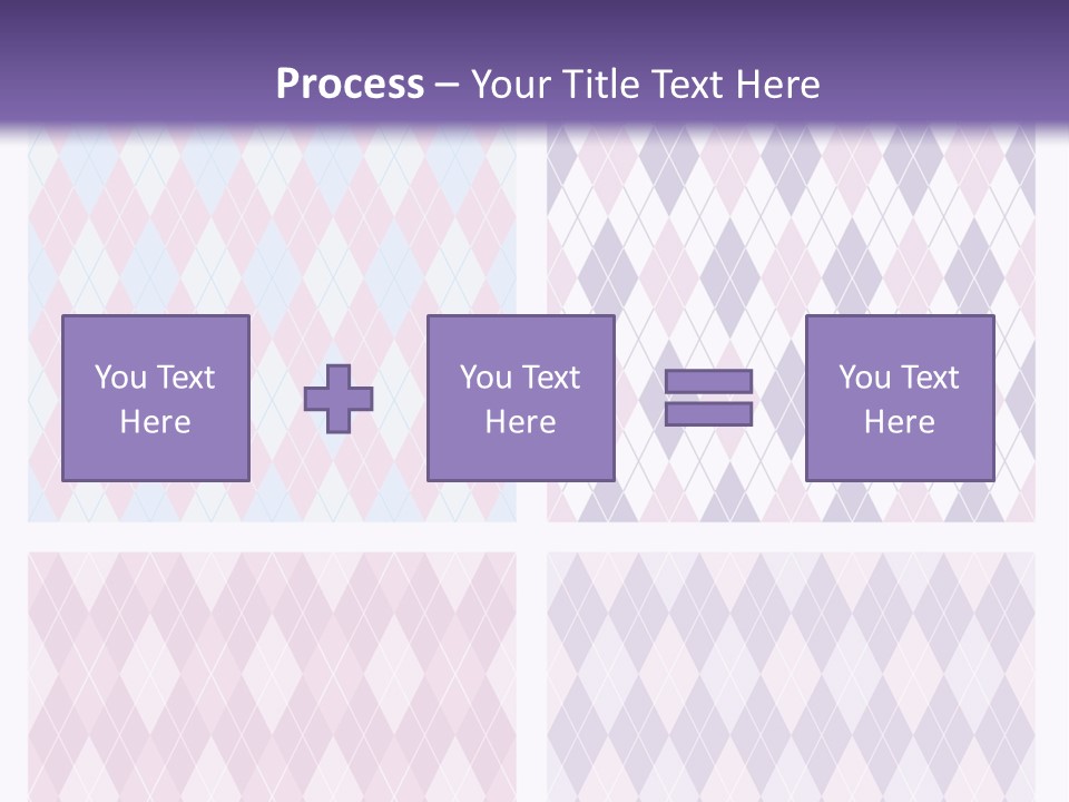 A Set Of Four Different Patterns For A Presentation PowerPoint Template