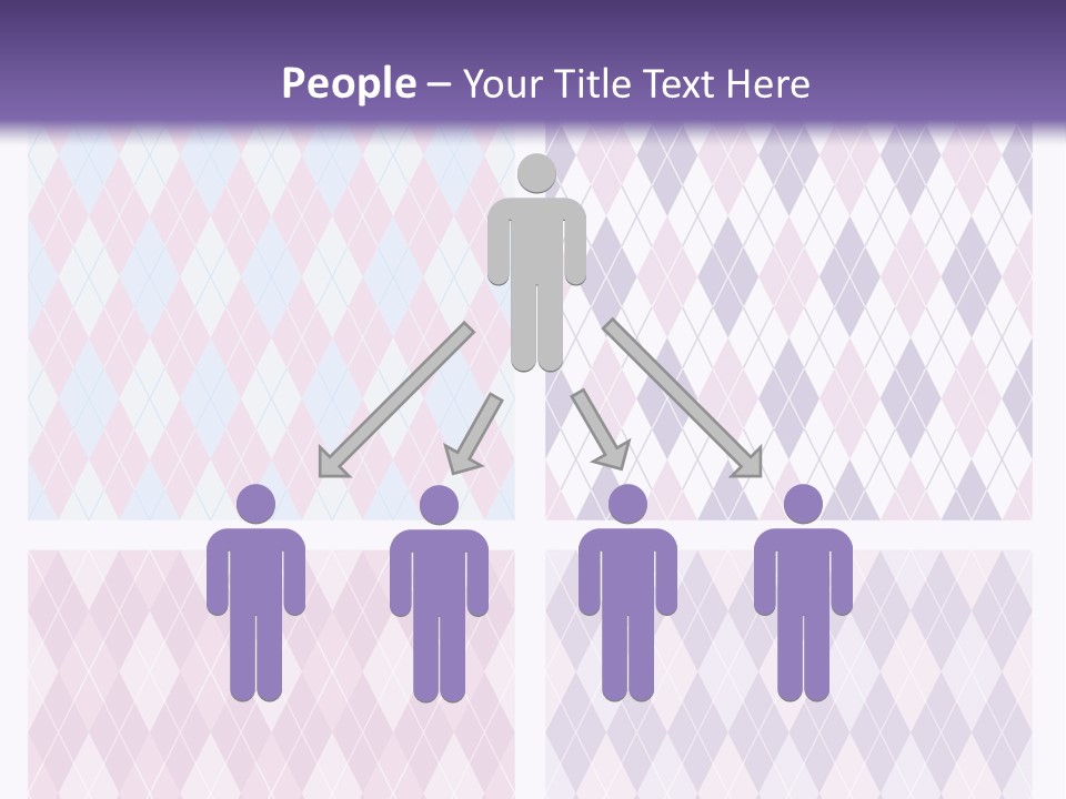 A Set Of Four Different Patterns For A Presentation PowerPoint Template